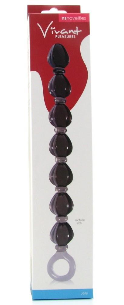 Анальная цепочка Vivant Anal Beads Charcoal. Фото секс-шоп Jero.kz Анальная цепочка Vivant Anal Beads Charcoal. Фото секс-шоп Jero.kz