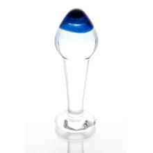 Анальная пробка из стекла Blue Drop