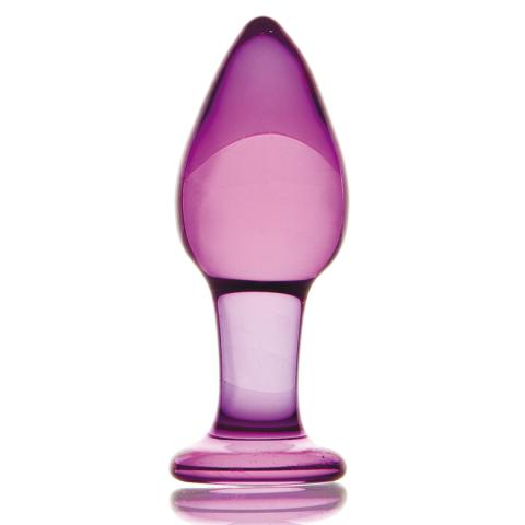 Анальная пробка из стекла Sexus Glass Purple