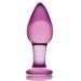 Анальная пробка из стекла Sexus Glass Purple