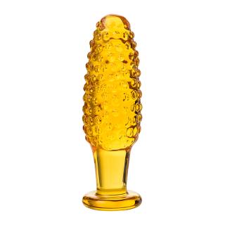 Анальная втулка с шариками Sexus Glass