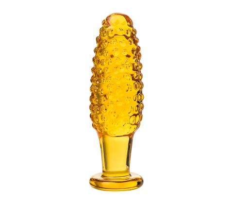 Анальная втулка с шариками Sexus Glass