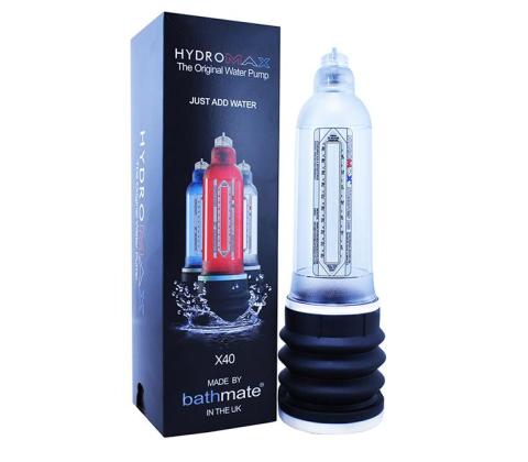 Crystal Clear Hydromax X40 от Bathmate. Гидропомпа для увеличения пениса