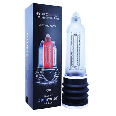 Crystal Clear Hydromax X40 от Bathmate. Гидропомпа для увеличения пениса