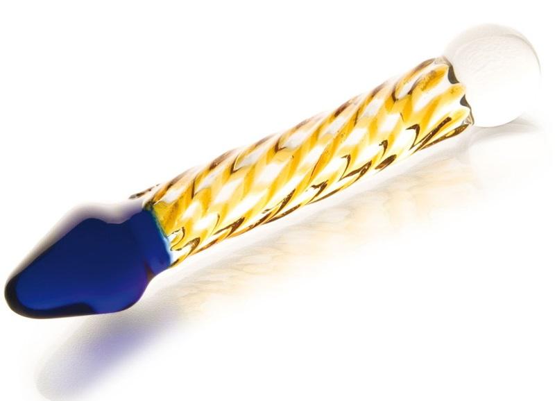 Фаллоимитатор из стекла Sexus Glass 912047. Фото секс-шоп Jero.kz Фаллоимитатор из стекла Sexus Glass 912047. Фото секс-шоп Jero.kz