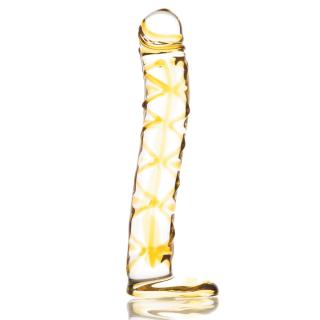 Фаллоимитатор из стекла Sexus Glass Yellow