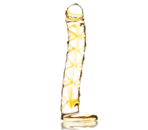 Фаллоимитатор из стекла Sexus Glass Yellow