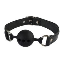 Кляп на ремешке с отверстиями Lux Fetish