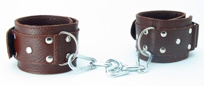 Наручники коричневые из коллекции BDSM-Арсенал в секс-шопе Jero.kz