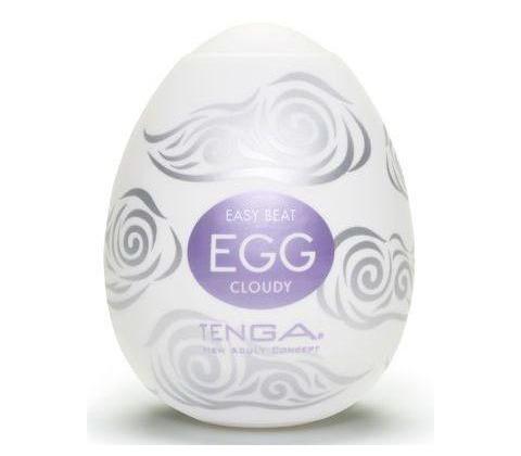 Нежное Облачко (Cloudy) от Tenga - мини-мастурбатор из коллекции Eggs