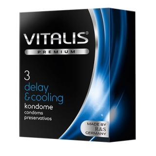 Презервативы Vitalis Premium Delay&Cooling