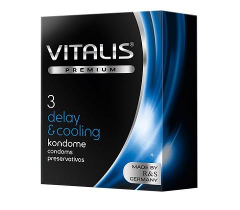 Презервативы Vitalis Premium Delay&Cooling