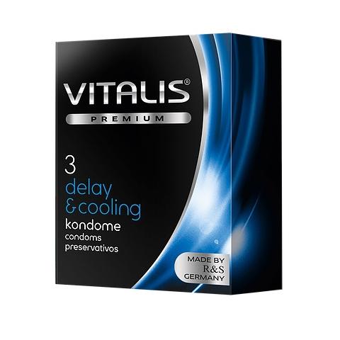Презервативы Vitalis Premium Delay&Cooling