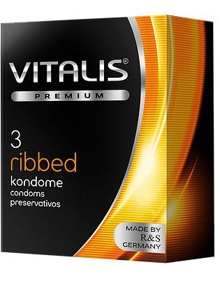 Презервативы Vitalis Premium Ribbed в секс-шопе Jero.kz