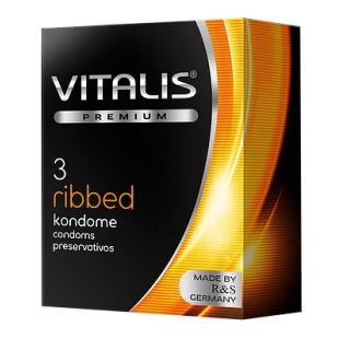 Презервативы Vitalis Premium Ribbed
