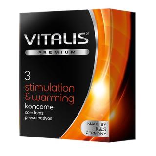 Презервативы Vitalis Premium Stimulation&Warming