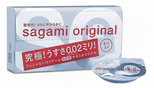 Sagami original - шесть сверхтонких презервативов в секс-шопе Jero.kz