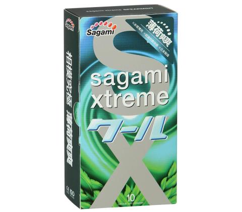 Sagami Xtreme Mint (охлаждающие, с ароматом ментола)