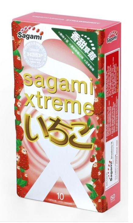 Sagami Xtreme Strawberry (ультратонкие, аромат клубники). Фото секс-шоп Jero.kz Sagami Xtreme Strawberry (ультратонкие, аромат клубники). Фото секс-шоп Jero.kz