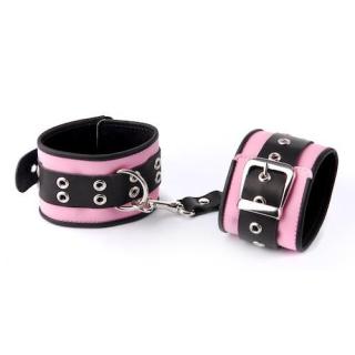 Sitabella Black&Rose Handcuffs Bdsm - кожаные наручники