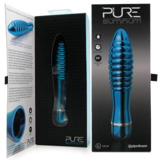 Вибратор Blue Large из коллекции Pure Aluminium