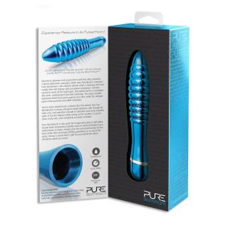 Вибратор Blue Large из коллекции Pure Aluminium