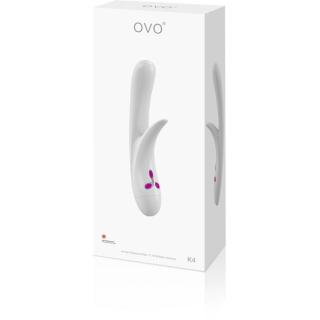 K4 - силиконовый вибратор в двух цветах и 5 режимами вибрации от OVO