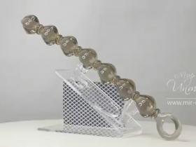 Анальная цепочка Vivant Anal Beads Charcoal