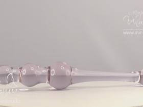 Crystal Kegel Purple Big - анальная ёлочка