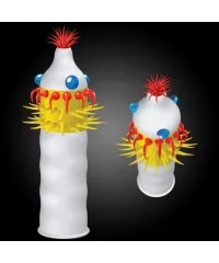 Контрольный Выстрел - презерватив с шипами и шариками от Lux Maxima