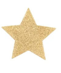 Пэстис на соски Bijoux Flash Star Gold