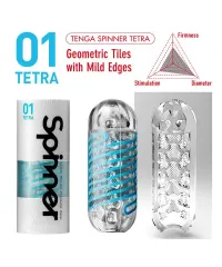 Tenga Spinner Tetra- мастурбатор с эффектом вращения