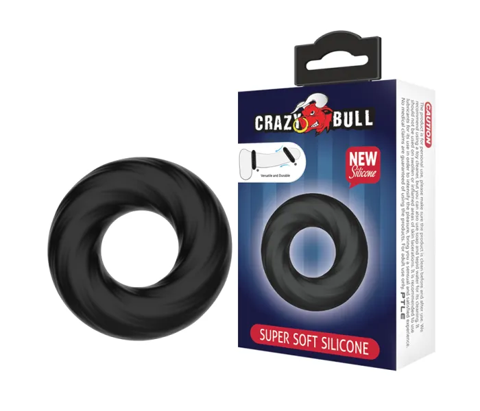 Crazy Bull - Эрекционное кольцо из мягкого силикона