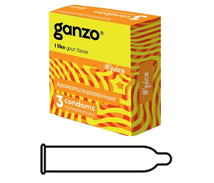 Ganzo Juice - презервативы ароматизированные
