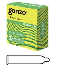 Ganzo Ultra thin - презервативы супер-тонкие, латекс