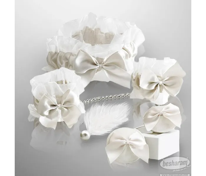 Игровой набор аксессуаров Bijoux Indiscrets ’’Happily ever after’’ в белом цвете