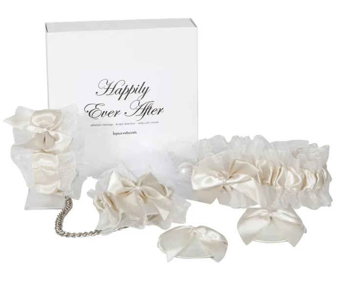 Игровой набор аксессуаров Bijoux Indiscrets ’’Happily ever after’’ в белом цвете