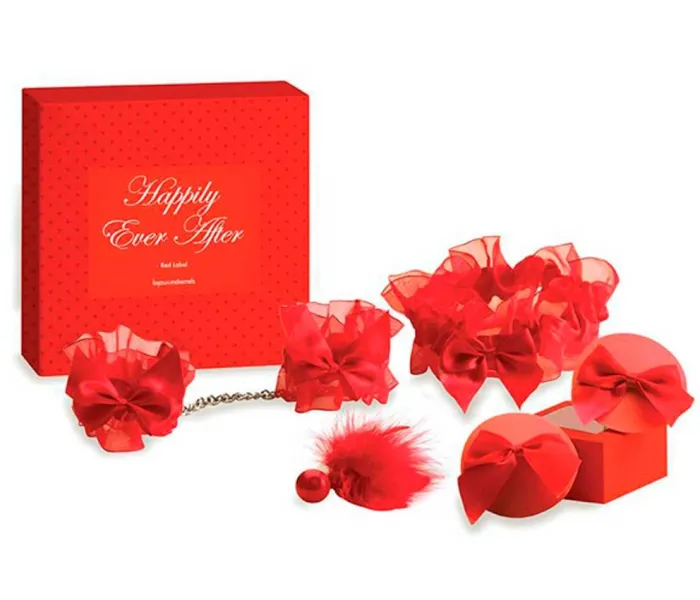Красный набор аксессуаров Bijoux Indiscrets ’’Happily ever after’’