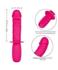 Silicone Grip Thruster - фаллоимитатор с удобной ручкой