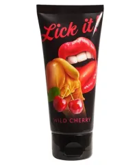 Смазка - гель оральная Lick It (Дикая вишня)
