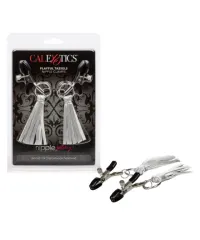 Серебряные кисточки-клипсы на соски от Calexotics