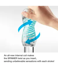 Мастурбатор с эффектом вращения Tenga Spinner Beads