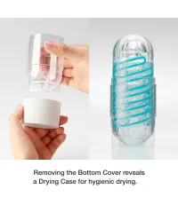 Мастурбатор с упругой спиралью внутри Tenga Spinner Shell