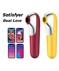 Satisfyer Dual Love два в одном: вакуумный стимулятор и вибратор