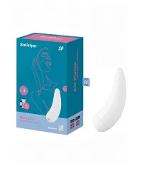 Satisfyer Curvy 2+ Вакуумный клиторальный стимулятор с доп. управлением с приложения