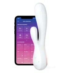 Satisfyer Mono Flex - кролик-вибратор для двойного наслаждения со смарт-приложением