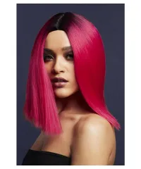 Kylie – парик пурпурный с темной прикорневой зоной