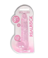 RealRock 8 - упругий и прозрачный имитатор пениса