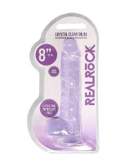 RealRock 8 - упругий и прозрачный имитатор пениса
