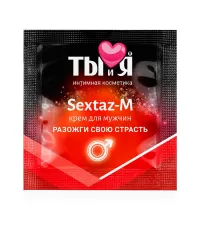 Крем с возбуждающим эффектом для мужчин Sextaz-M, пробник 1,5 гр
